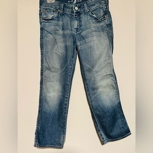 7 For All Mankind Cropped Denim Pants Size 25